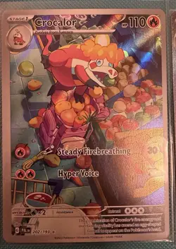 Skeledirge EX 258/193 Sv02: Paldea Evolved Connected Cards Crocalor + Fuecoco - Image 3
