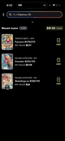Skeledirge EX 258/193 Sv02: Paldea Evolved Connected Cards Crocalor + Fuecoco - Image 5