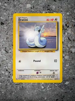 Pokemon TCG Cards Dratini 26/102 Base Set Uncommon EXC - Image 3