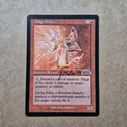 UNPLAYED SIGNED MAGE IL-VEC Exodus #86 EXO NM MTG JOHN MATSON WIZARD - Image 1
