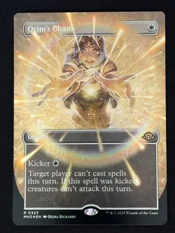 1x MTG Orim's Chant (Borderless, Foil) - Modern Horizons 3 (MH3) #323 - Magic - Image 1