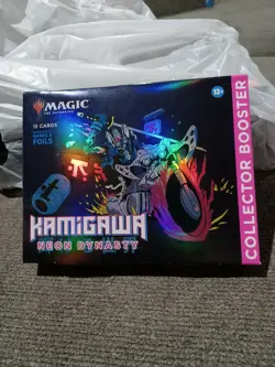 Magic The Gathering Kamigawa Neon Dynasty Collector Booster Sealed Brand New - Image 1