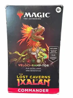 Magic Gathering MTG Commander Deck The Lost Caverns Of Ixalan Veloci-Ramp-Tor 195166230245 - Image 1