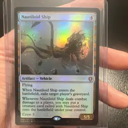 MTG Nautiloid Ship Commander Legends: Battle for Baldur's Gate 328/361 Foil - Image 1