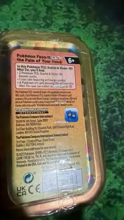 Pokemon Scarlett And Violet Mini Tin - Image 2