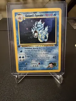 2000 Pokemon 1st Edition Gym Challenge Giovanni's Gyarados | Pack Fresh - Image 1