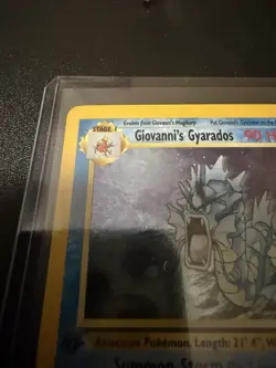 2000 Pokemon 1st Edition Gym Challenge Giovanni's Gyarados | Pack Fresh - Image 3