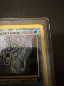 2000 Pokemon 1st Edition Gym Challenge Giovanni's Gyarados | Pack Fresh - Image 4