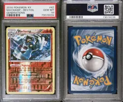 Machamp 42/83 Reverse Holo PSA 10 GEM MT Pokemon Generations POP: 3 - Image 1
