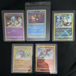 Pokemon TCG 2022 Radiant Charizard Greninja Gardevoir Hawlucha Sneasler Lot (5) - Image 1