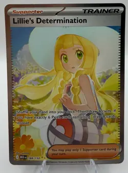 Pokemon - Lillie's Determination SIR 184/132 - Mega Evolutions - Near Mint - Image 1