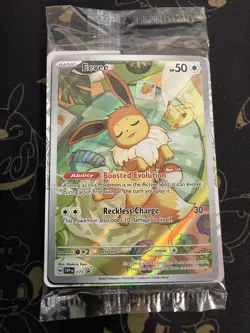 Pokemon TCG Eevee SVP 173 Black Star Promo Holo Prismatic Evolutions Sealed - Image 1