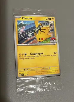 Pikachu SVP 190 World Championships 2024 Promo Pokemon SEALED - Image 1