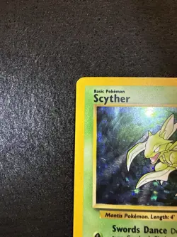 Pokemon Scyther Holo 10/64 from Jungle Unlimited in HP condition! - Image 3
