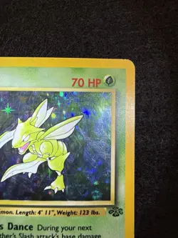 Pokemon Scyther Holo 10/64 from Jungle Unlimited in HP condition! - Image 4