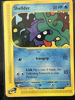 Shellder 129/165 Expedition Base Set - E-Reader Pokemon - VLP - Image 1