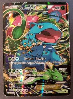 Pokemon TCG Venusaur XY123 Generations Promo Heavy Play Damaged See Pictures - Image 1