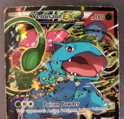 Pokemon TCG Venusaur XY123 Generations Promo Heavy Play Damaged See Pictures - Image 3