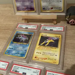 PSA 10 Bundle (7x) including Ho-oh Lugia Neo Premium File 3 Promo Pokemon 2000 - Image 3