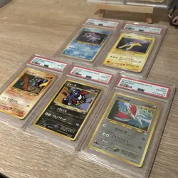 PSA 10 Bundle (7x) including Ho-oh Lugia Neo Premium File 3 Promo Pokemon 2000 - Image 4