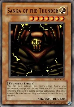 Sanga Of The Thunder - DB1-EN157 - NM - YuGiOh - Image 1