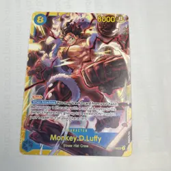 Monkey.D.Luffy OP11-118 SEC - One Piece TCG - English Card Near-Mint Secret Rare - Image 1