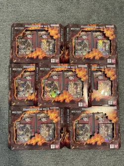 One Piece TCG Illustration Box Vol. 5 BRAND NEW SEALED Lot Of 7 PRB-02 OP-13 SET - Image 1