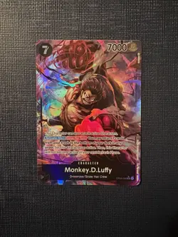 Monkey.D.Luffy (090) (Alternate Art) OP04-090 Kingdoms of Intrigue Foil ENG NM - Image 1