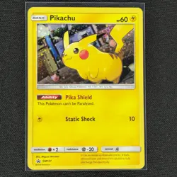 Pikachu - SM157 - Black Star Promo - Sun and Moon - Pokemon Card - NM/M - Image 1