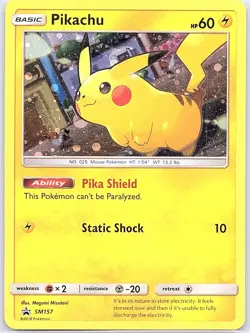 Pikachu SM157 Holo SM Promos - Pokemon Card - NM - Image 1