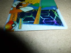 Mint Pokemon Carddass Satoshi Ash & Pikachu #81 Prism Vending Machine Card READ! - Image 4