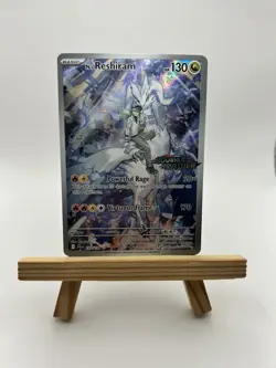 POKEMON JOURNEY TOGETHER - N’S RESHIRAM 167/159 STAMPED PROMO CARD - SEALED NM - Image 1