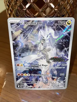 Pokemon TCG N's Reshiram 167/159 Journey Together Stamped Promo NM - Image 1