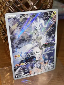Pokemon TCG N's Reshiram 167/159 Journey Together Stamped Promo NM - Image 2