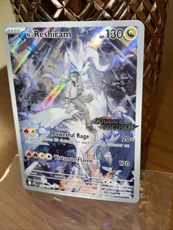 Pokemon TCG N's Reshiram 167/159 Journey Together Stamped Promo NM - Image 3