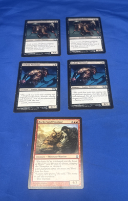 3x Undead Minotaur & 1 Borderland Minotaur Magic - MTG Magic The Gathering - Image 1