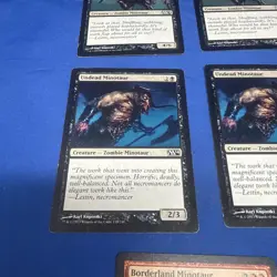 3x Undead Minotaur & 1 Borderland Minotaur Magic - MTG Magic The Gathering - Image 3
