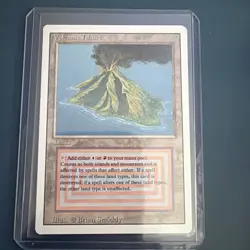 MTG Volcanic Island Revised Edition - Good Condition - Image 1