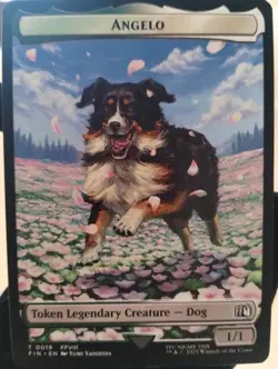 Angelo T 0019 / Darkstar T 0020 Token MTG: Final Fantasy MTG Non Foil - Image 2