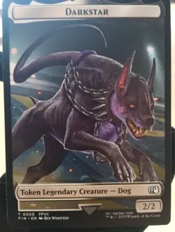 Angelo T 0019 / Darkstar T 0020 Token MTG: Final Fantasy MTG Non Foil - Image 3