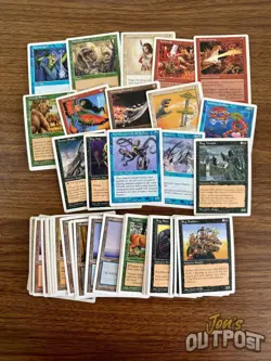 Vintage Magic The Gathering 5th Edition 2 Player Deck Box Complete Pack Open - Image 2
