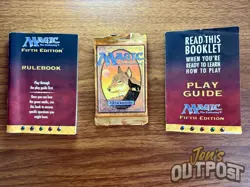 Vintage Magic The Gathering 5th Edition 2 Player Deck Box Complete Pack Open - Image 4