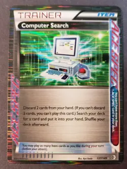 HOLO Computer Search 137/149 Ace Spec - 2012 Pokemon Trainer Item Rare Card LP - Image 1