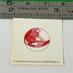 Voltorb - Pokemon 151 Sticker Seal Very Rare Anime Game TCG Japanese #367 - Image 3