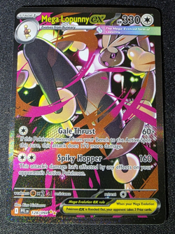 Mega Lopunny ex 128/094 SIR Special Illustration Rare Pokemon Phantasmal Flames - Image 1