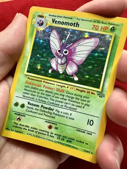 Pokemon TCG Venomoth Jungle 13/64 Holo Unlimited Holo Rare - Image 1