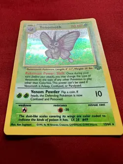 Pokemon TCG Venomoth Jungle 13/64 Holo Unlimited Holo Rare - Image 3