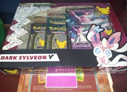 Pokemon 2021 Celebrations Dark Slyveon V Collection Box Sealed - Image 3