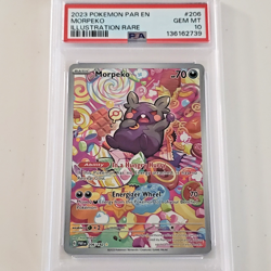 2023 POKEMON PAR EN-PARADOX RIFT ILLUSTRATION RARE #206 MORPEKO PSA 10 - Image 5