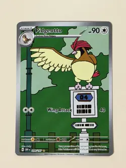 Pidgeotto 208/197 SV03: Obsidian Flames Illustration Rare 2023 Pokemon Card - Image 1